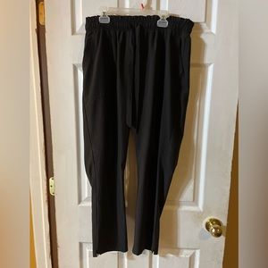 Black dress joggers